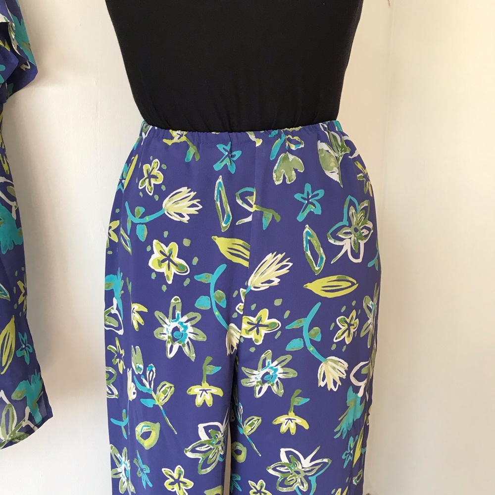 Sigrid Olson Sport Blue Floral 2 Piece Set Size M - Picture 8 of 10